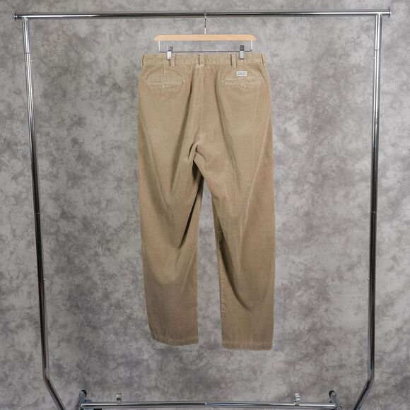 Vintage Ralph Lauren Corduroy Pants | Beige | Polo Cords | Andrew Pant | 35 x 32 - Picture 2 of 6